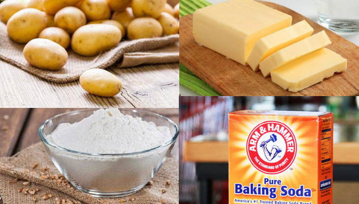 Bột bánh mịn dẻo, hòa quyện thành một khối